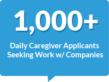 1000+ Daily Caregiver Applicants Seeking Work w/ Companies